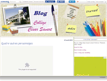 Tablet Screenshot of collegesavart.canalblog.com