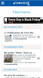 Mobile Screenshot of feeriefeesmains.canalblog.com