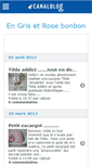 Mobile Screenshot of grisetrosebonbon.canalblog.com