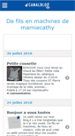 Mobile Screenshot of mamiecathy.canalblog.com