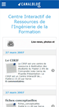 Mobile Screenshot of cirif.canalblog.com