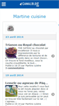 Mobile Screenshot of martinecuisine.canalblog.com