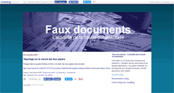 Desktop Screenshot of fauxdocuments.canalblog.com