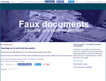 Tablet Screenshot of fauxdocuments.canalblog.com