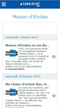 Mobile Screenshot of maisondetoile.canalblog.com