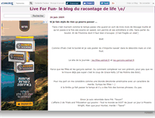 Tablet Screenshot of liveforfun.canalblog.com