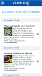 Mobile Screenshot of cuisinebichette.canalblog.com