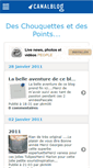 Mobile Screenshot of chouquettepoint.canalblog.com