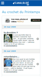 Mobile Screenshot of crochetprintemps.canalblog.com