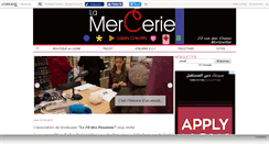 Desktop Screenshot of lamercerie.canalblog.com