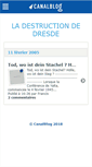 Mobile Screenshot of dresde.canalblog.com