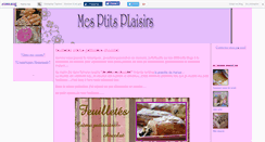 Desktop Screenshot of mesptitsplaisirs.canalblog.com