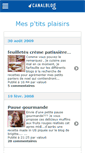 Mobile Screenshot of mesptitsplaisirs.canalblog.com