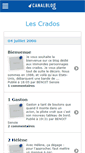 Mobile Screenshot of lescrados.canalblog.com
