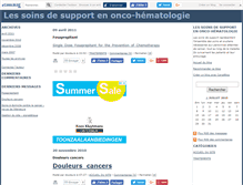 Tablet Screenshot of oncosupport.canalblog.com