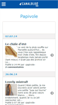 Mobile Screenshot of papivole.canalblog.com