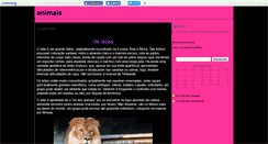Desktop Screenshot of animais3.canalblog.com