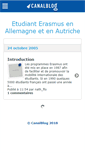 Mobile Screenshot of erasmusfacile.canalblog.com