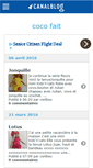 Mobile Screenshot of cocofait.canalblog.com