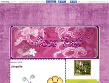 Tablet Screenshot of cocofait.canalblog.com
