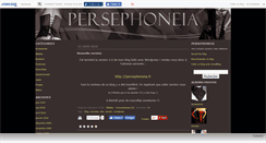 Desktop Screenshot of persephoneia.canalblog.com