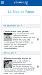 Mobile Screenshot of leblogdepatou.canalblog.com