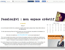 Tablet Screenshot of passionevi.canalblog.com