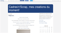 Desktop Screenshot of cadresandscrap.canalblog.com