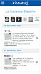 Mobile Screenshot of garanceblanche.canalblog.com