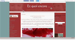 Desktop Screenshot of etquoiencore.canalblog.com