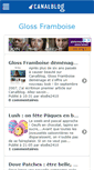Mobile Screenshot of glossframboise.canalblog.com