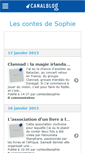 Mobile Screenshot of contesdesophie.canalblog.com