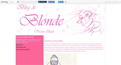 Desktop Screenshot of blog2blondebd.canalblog.com