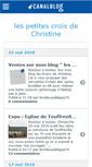 Mobile Screenshot of croixdechristine.canalblog.com