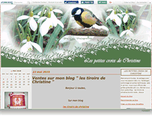 Tablet Screenshot of croixdechristine.canalblog.com