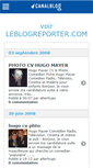 Mobile Screenshot of blogreporter.canalblog.com