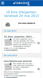 Mobile Screenshot of 10kmdargentan.canalblog.com