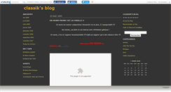 Desktop Screenshot of classik.canalblog.com