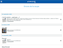 Tablet Screenshot of encoredelasoupe.canalblog.com