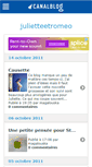 Mobile Screenshot of julietteetromeo.canalblog.com
