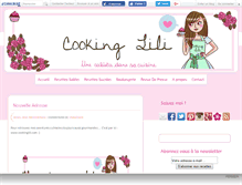 Tablet Screenshot of cookinglili.canalblog.com