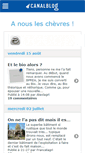 Mobile Screenshot of anousleschevres.canalblog.com