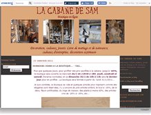 Tablet Screenshot of lacabanedesam.canalblog.com