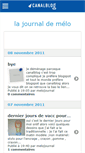 Mobile Screenshot of melojournal.canalblog.com