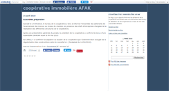 Desktop Screenshot of cooperativeafak.canalblog.com