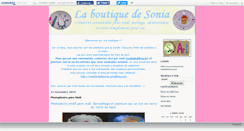 Desktop Screenshot of boutiquedesonia.canalblog.com