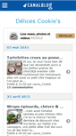Mobile Screenshot of delicescookies.canalblog.com