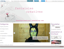 Tablet Screenshot of fleurvycreations.canalblog.com