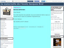 Tablet Screenshot of maternellejbrel.canalblog.com