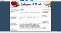 Desktop Screenshot of humeursdemelodie.canalblog.com